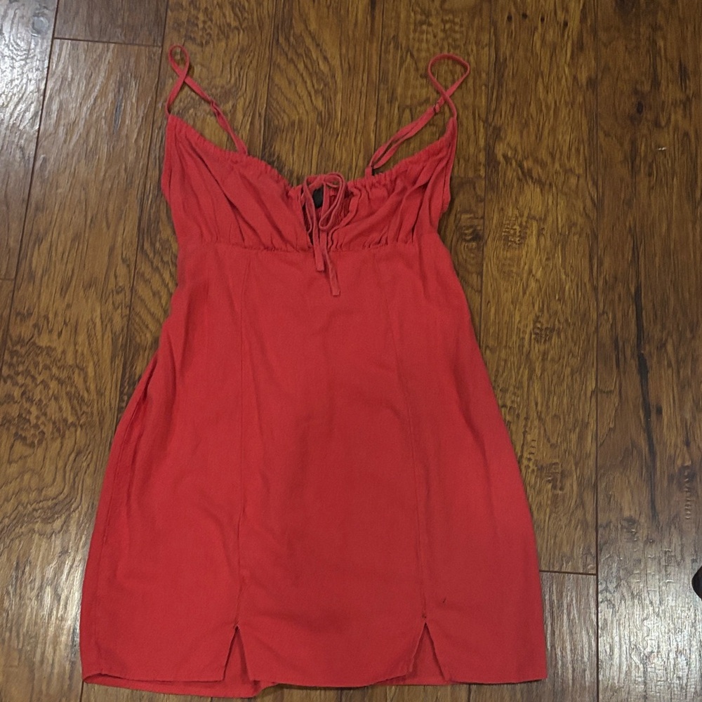 Wild Fable Red Dressed with Front Tie